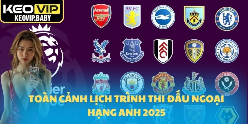 Toàn cảnh lịch trình thi đấu Ngoại Hạng Anh 2025