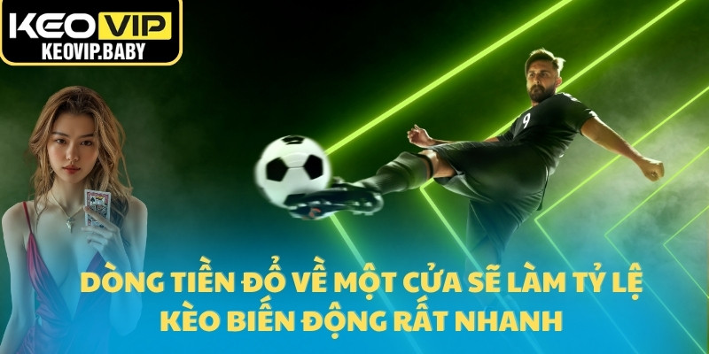 Dòng tiền đổ về một cửa sẽ làm tỷ lệ kèo biến động rất nhanh