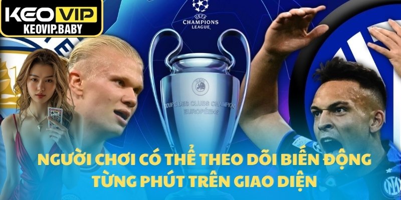 Người chơi có thể theo dõi biến động từng phút trên giao diện